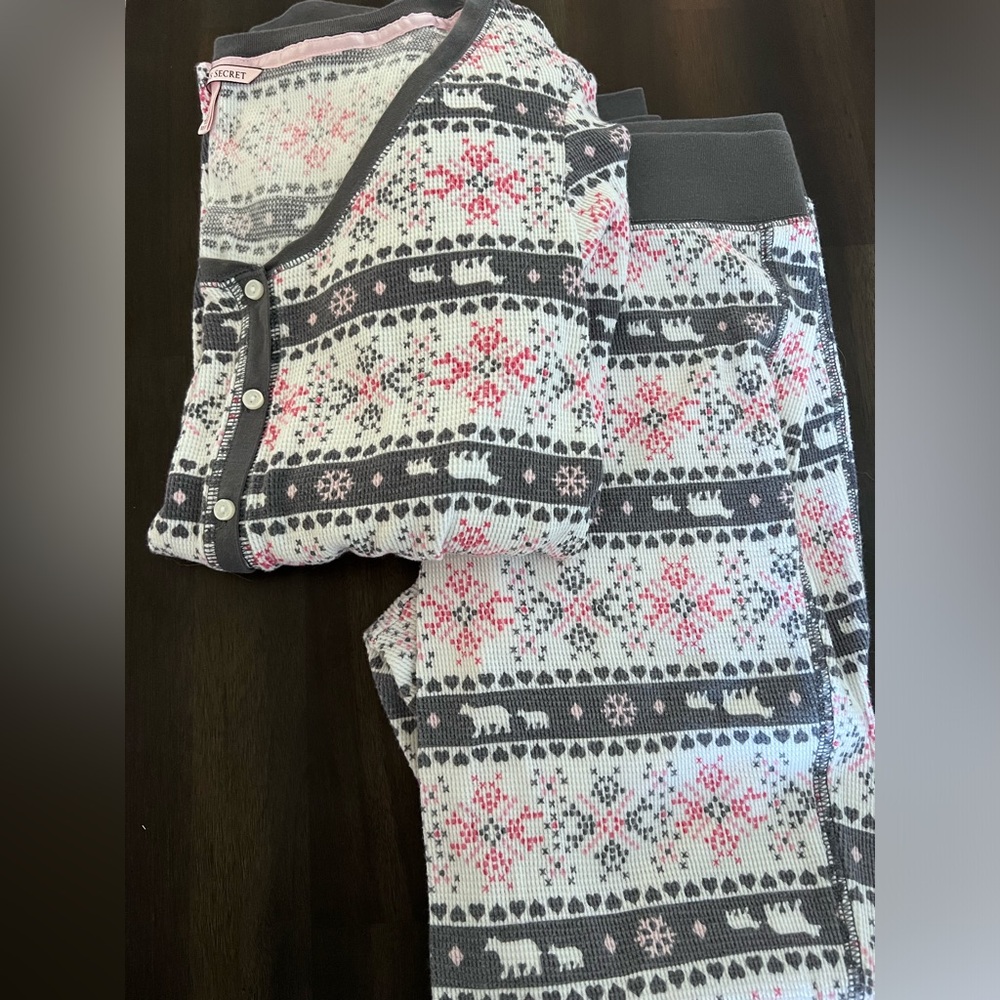 Victoria’s Secret Waffle Pajamas.